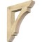 Ekena Millwork Imperial Slat Rough Sawn Bracket, Douglas Fir, 6"W x 34"D x 38"H BKT06X34X38IMP06RDF - alternate 1